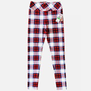 NWT NEW VINEYARD VINES TARTAN PLAID HIGH WAISTED HOLIDAY LEGGINGS GIRLS LARGE 16